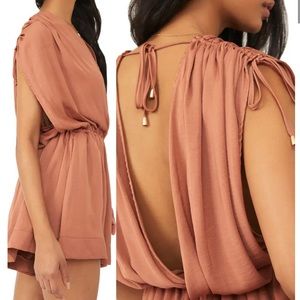 Free People “Bea” sleeveless romper - NWT - size XS